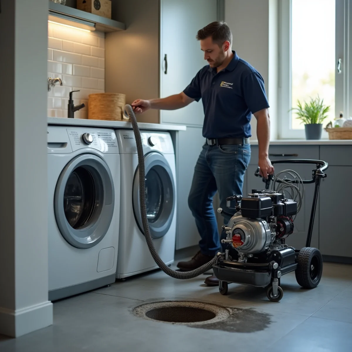 Professional hydro-jetting and drain cleaning in Westport CT home