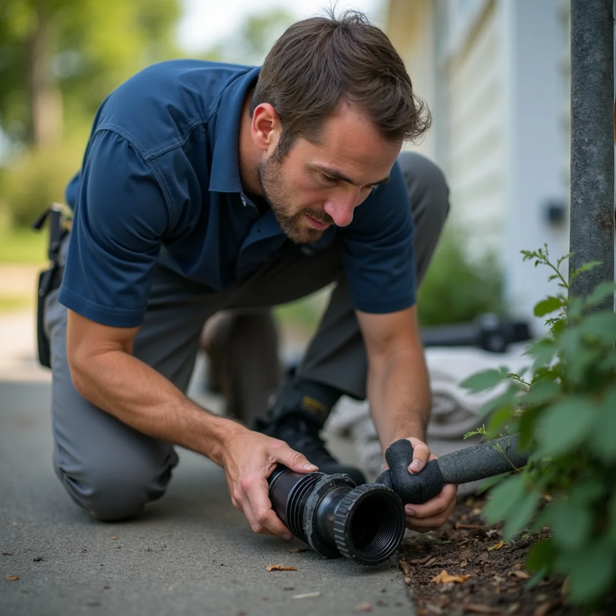 Westport Pro Plumbing service vehicle on local street in Milford Connecticut