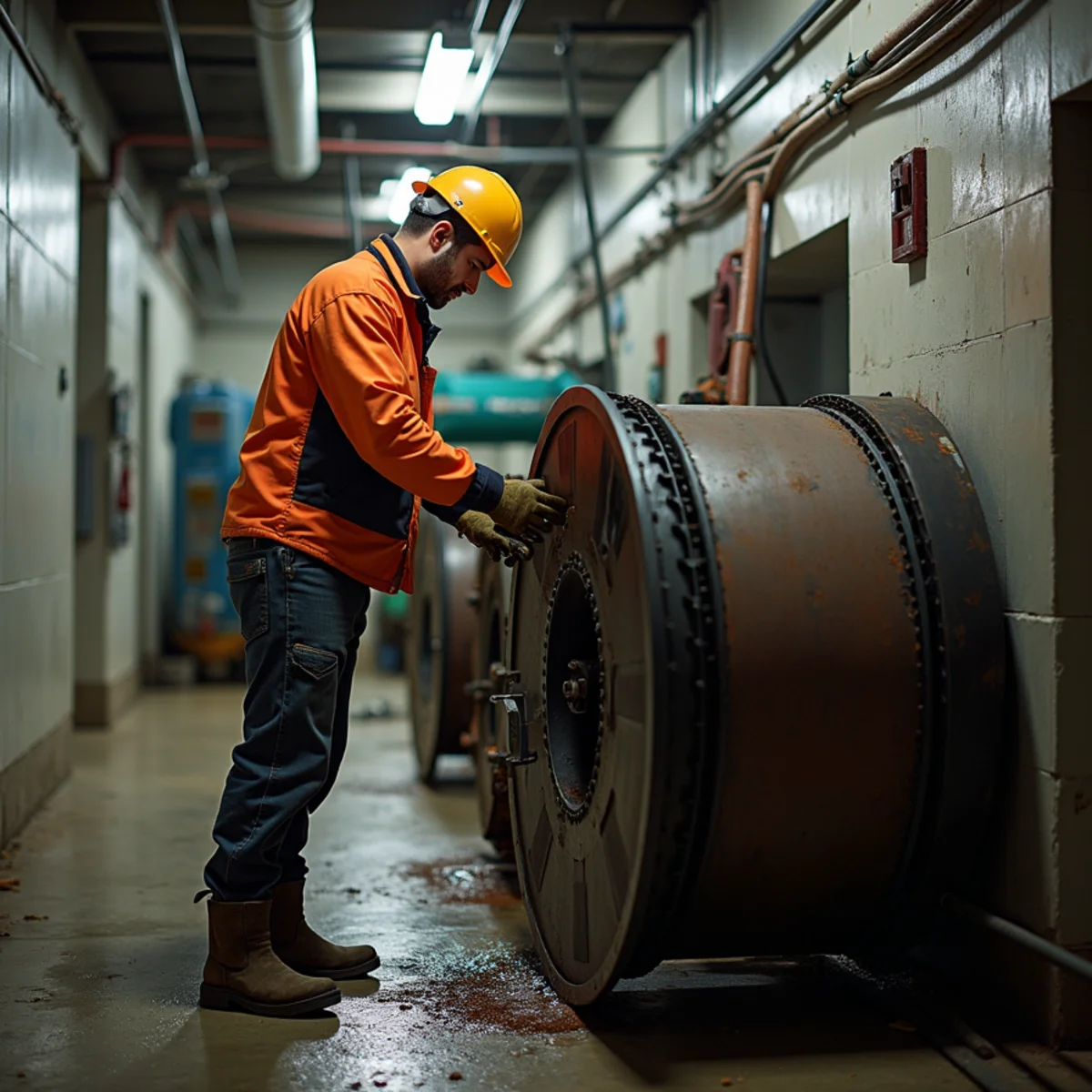 Emergency sewer backup clearing and remediation in Westport