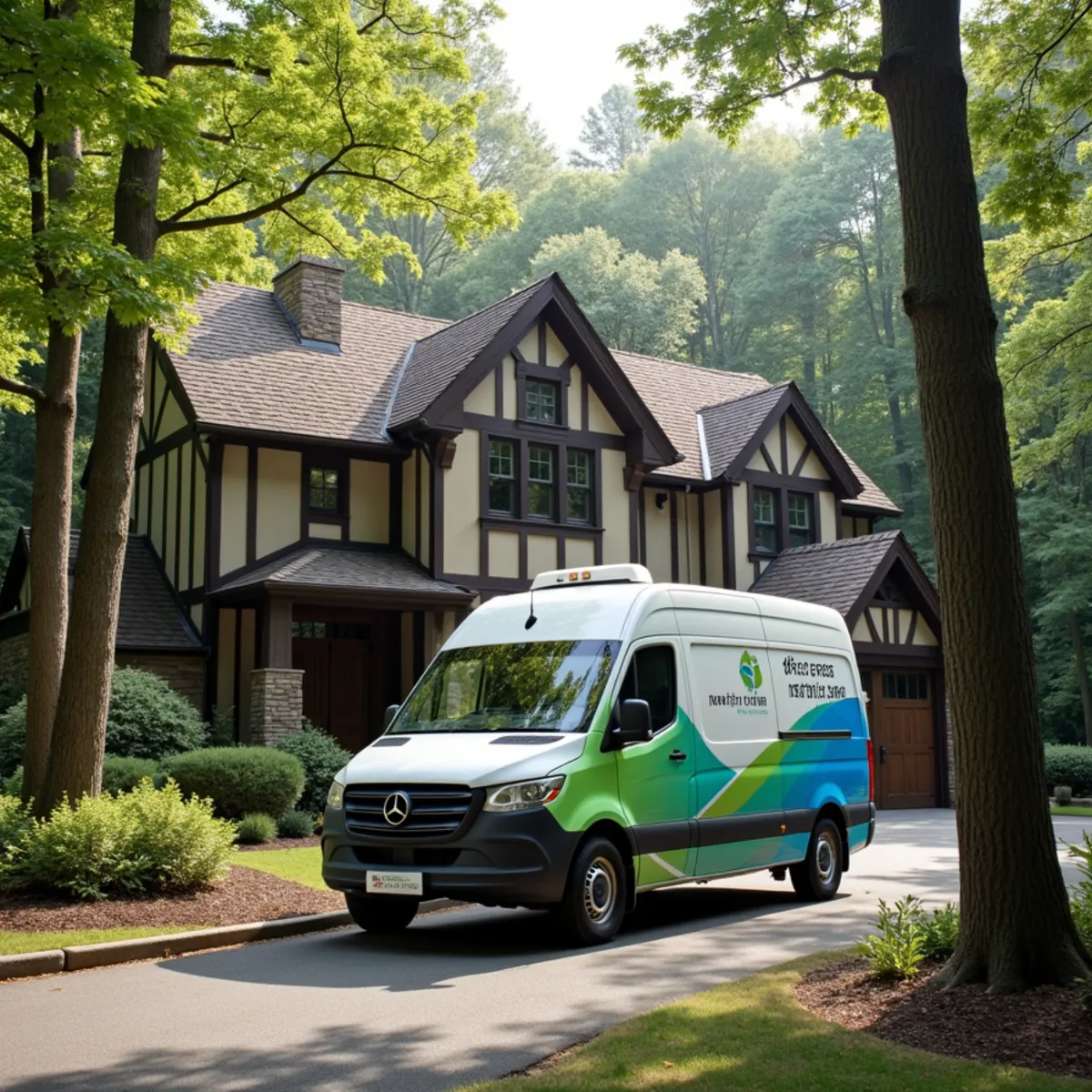 Westport Pro Plumbing service vehicle on local street in Weston Connecticut